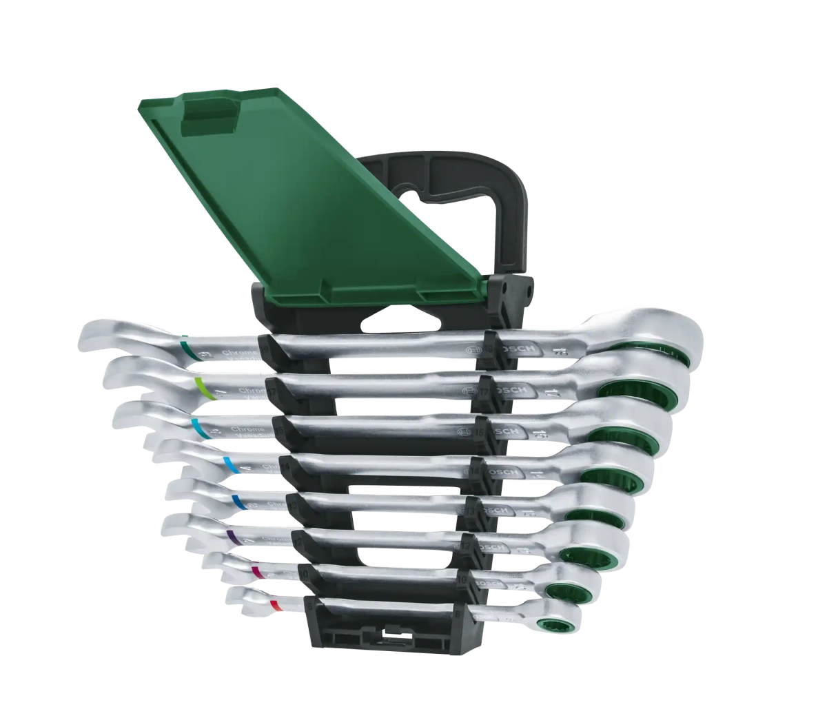 Ratchet Combination Wrench Set 8-Piece image 2