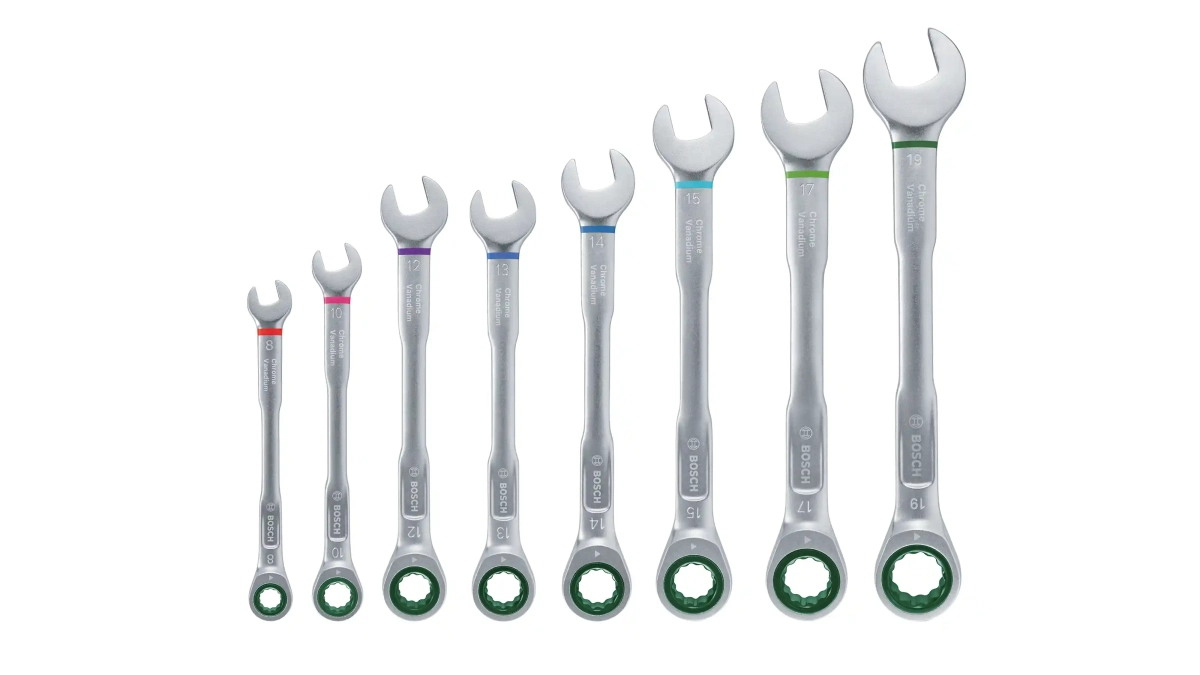 Ratchet Combination Wrench Set 8-Piece image 3