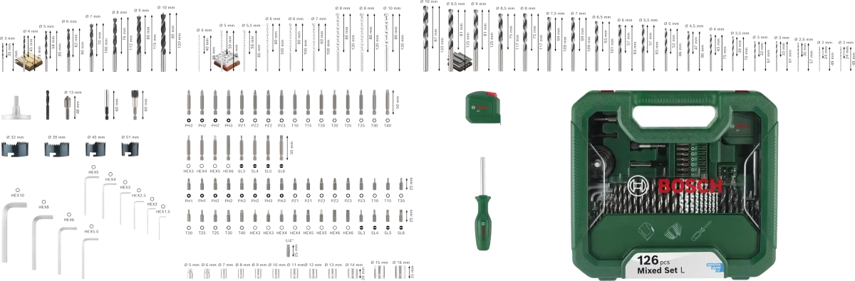 Accessory Set 126pc DIY Mix Set L image 4