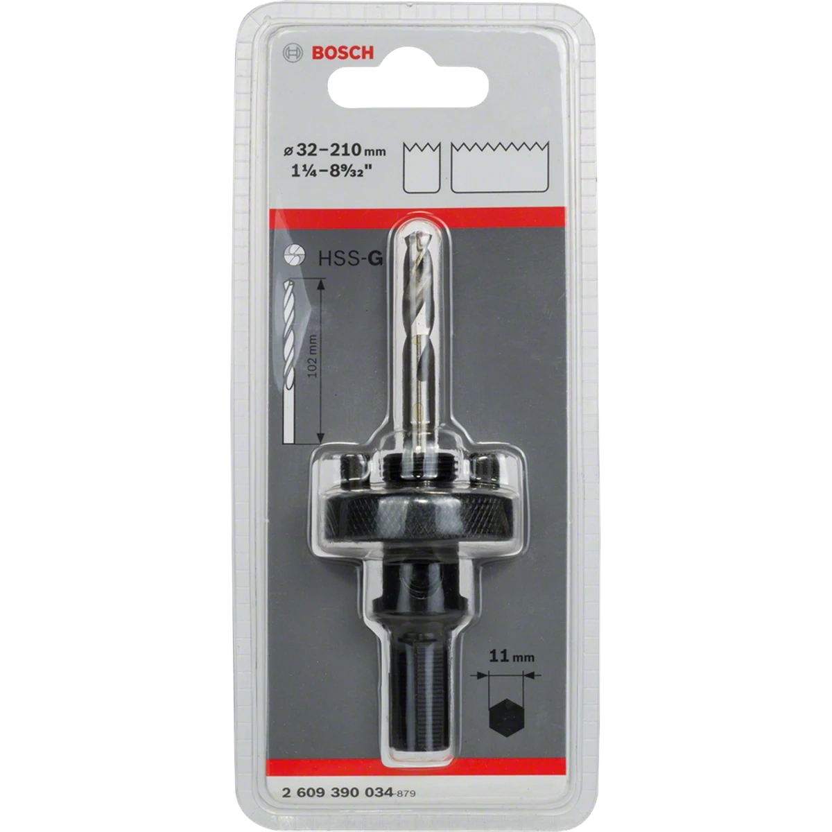Hexagon socket adapter for 32 - 210 mm hole saws image 1