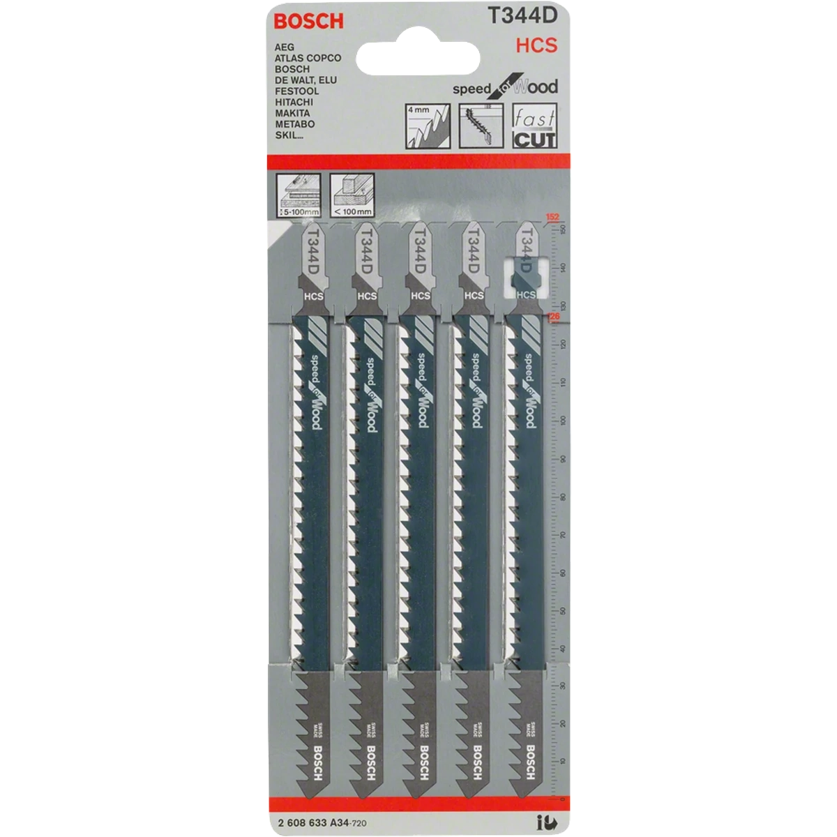 Jigsaw blade T 344 D image 1