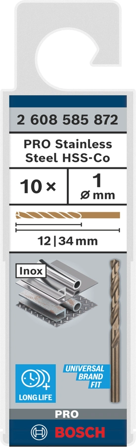 PRO Stainless Steel HSS-Co Twist Drill Bit image 2