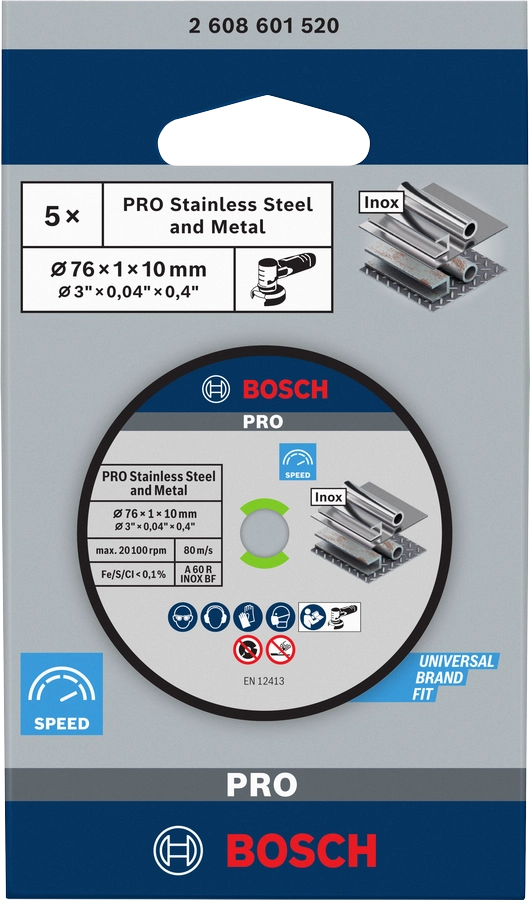 PRO Stainless Steel and Metal Bonded Cutting Disc image 2