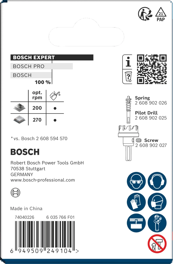 EXPERT Sheet Metal arbored Hole Saw image 3