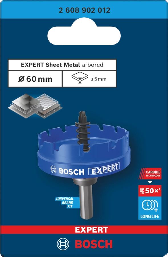 EXPERT Sheet Metal arbored Hole Saw image 2