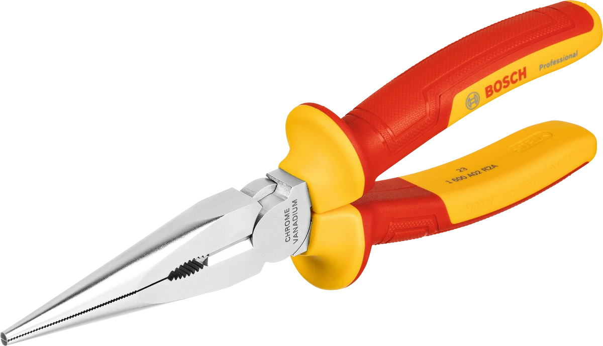 VDE Long Nose Pliers Straight 200 mm Professional image 1