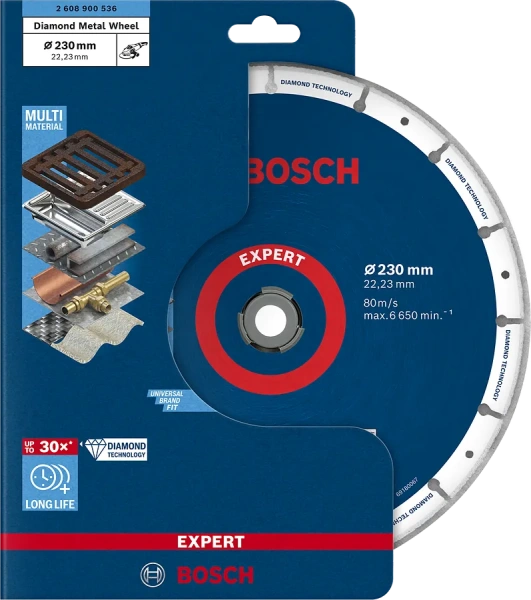 EXPERT Diamond Metal Wheel Cutting Disc 230 22.23 1 Pcs