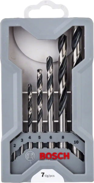 HSS Twist Drill Bit PointTeQ Set, 7-Pieces