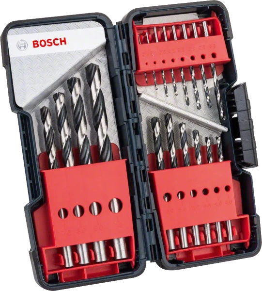 HSS Twist Drill Bit PointTeQ Set, 18-Pieces