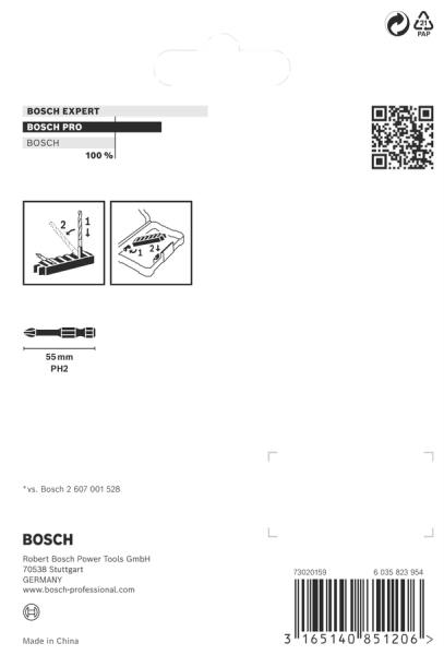 PRO Impact PH Screwdriver Bit PH2 55