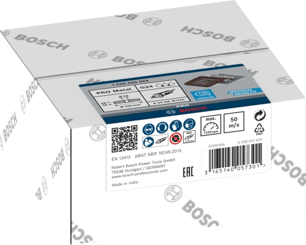 PRO Metal Grinding Wheel 125 x 26 x 20 mm G24