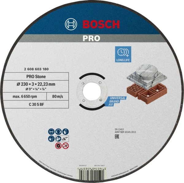 PRO Stone Bonded Cutting Disc