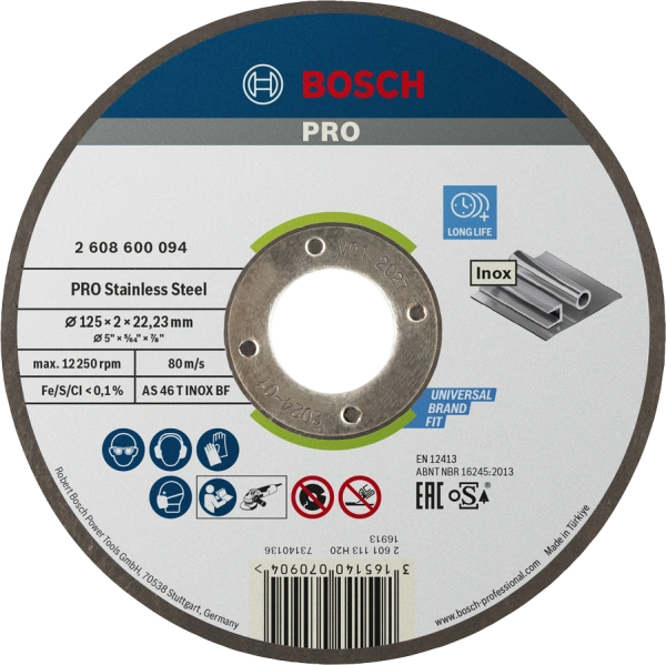 PRO Stainless Steel Bonded Cutting Disc