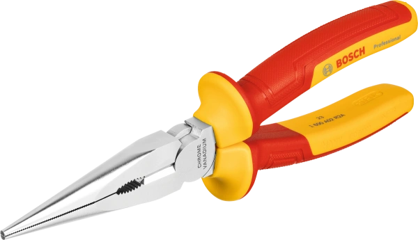 VDE Long Nose Pliers Straight 200 mm Professional
