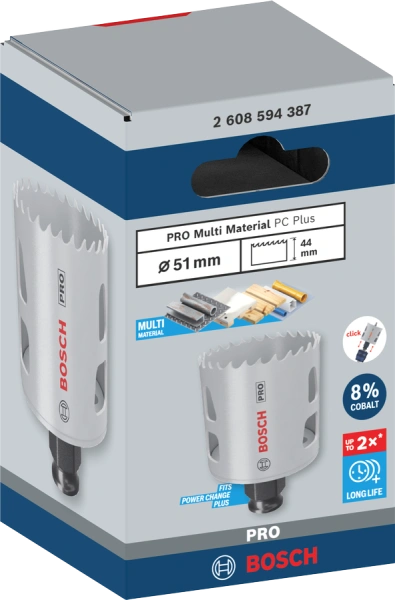 PRO Multi Material PC Plus Hole Saw Bosch 