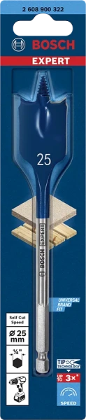EXPERT Self Cut Speed Spade Drill Bit image 2