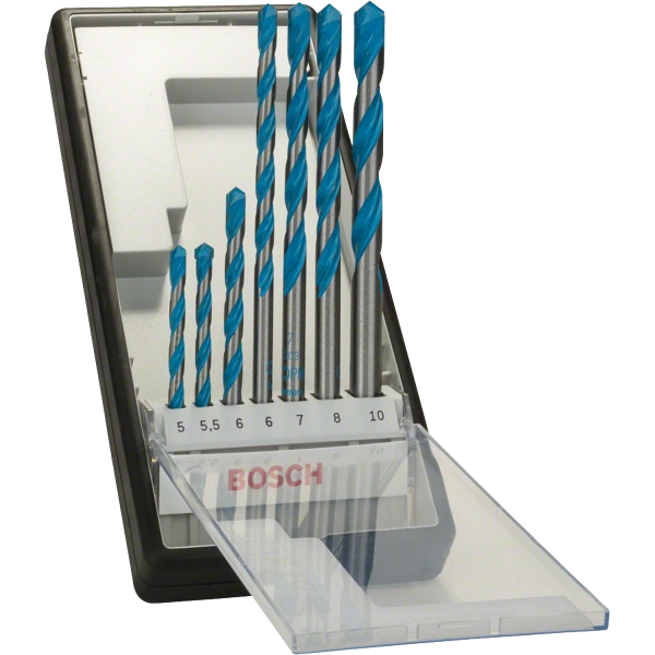 7-piece CYL-9 MultiConstruction drill bit set 5 - 10 mm Bosch 
