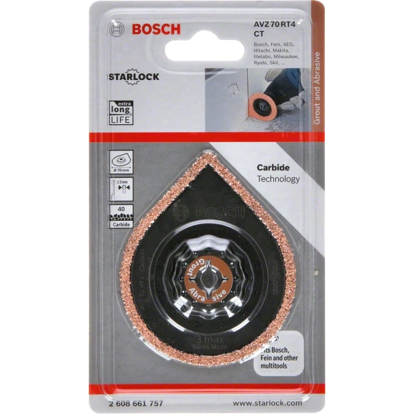 Carbide-RIFF grout and mortar remover AVZ 70 RT4 Bosch 