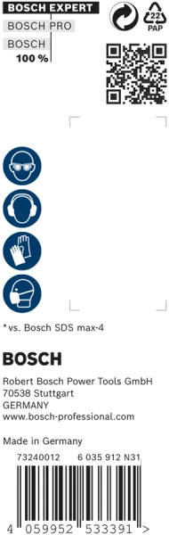 EXPERT SDS max-8X Hammer Drill Bit Bosch 