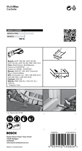 EXPERT PAII 52 APIT MultiMax Plunge Cut Blade image 4