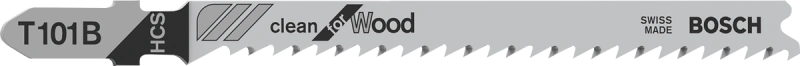 T 101 B Clean for Wood Jigsaw Blade Bosch 