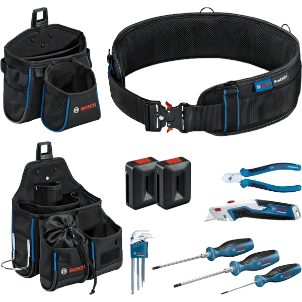 Toolbelt and Hand Tools Set Professional Bosch 
