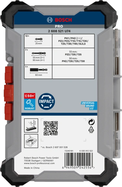 PRO Impact Screwdriver Bit Set image 5