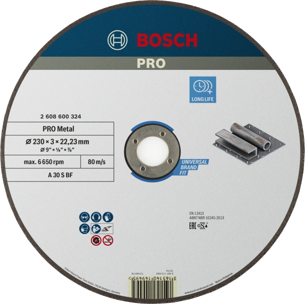 PRO Metal Bonded Cutting Disc Bosch 