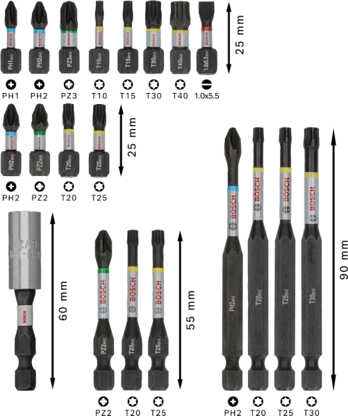 PRO Impact Screwdriver Bit Set image 3