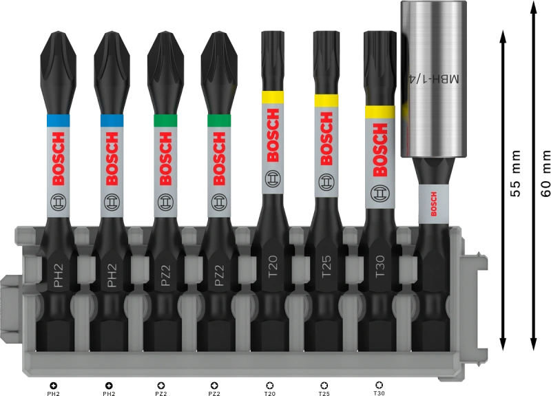 PRO Impact Screwdriver Bit Set Bosch 