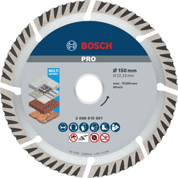 PRO Multi Material Diamond Cutting Disc Bosch 
