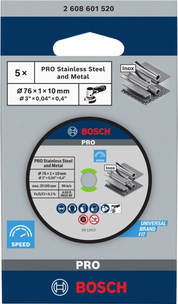 PRO Stainless Steel and Metal Bonded Cutting Disc image 2