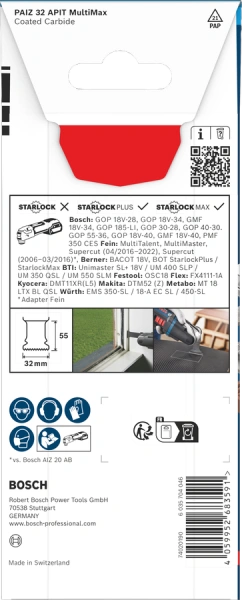 EXPERT PAIZ 32 APIT MultiMax Plunge Cut Blade image 3