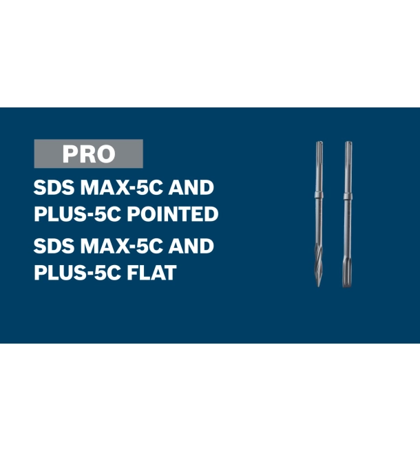 PRO SDS plus-5C Flat Chisel