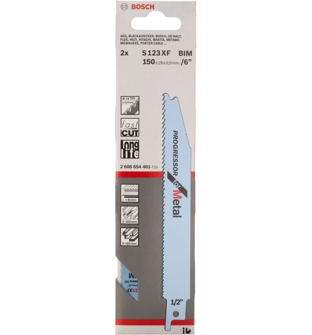 S 123 XF Progressor for Metal Reciprocating Saw Blade