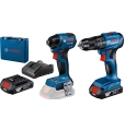 Combo Kit Impact Wrench GDR 18V-220 C + GSB 185-LI