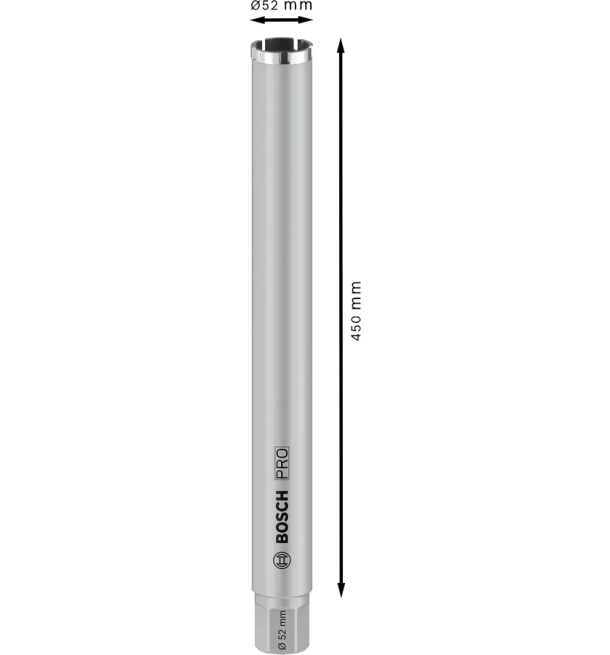 ბეტონის ალმასის ბირთვის საჭრელი 52x450