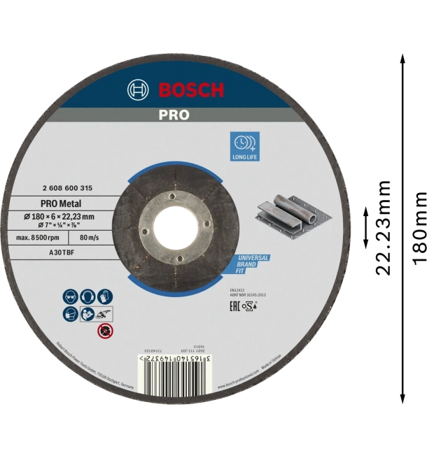 PRO Metal Bonded Grinding Disc