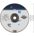 PRO Metal Bonded Cutting Disc 230x2.5