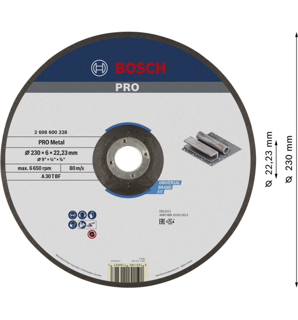 PRO Metal Bonded Grinding Disc