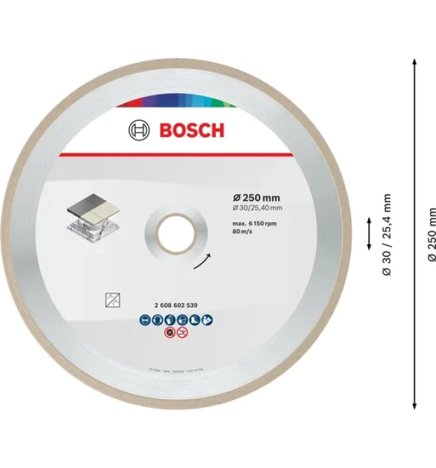 Ceramic Cutting Disc 250x1.6