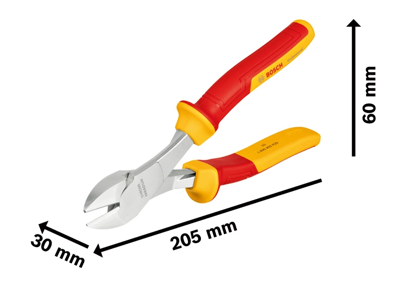 VDE High Leverage Diagonal Side Cutter 200mm Professional