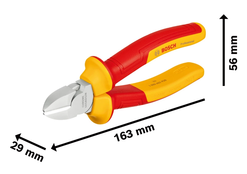 VDE Diagonal Side Cutter 160mm Professional