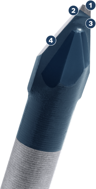 Long Life drilling hard tiles