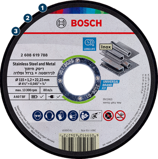 Long Life cutting stainless steel and metal